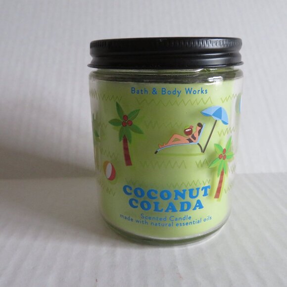 Bath & Body Works Other - Bath and Body Works Single-Wick COCONUT COLADA Scented Candle, NWT